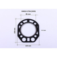 Прокладка головки цилиндра Ø75 mm - 175N