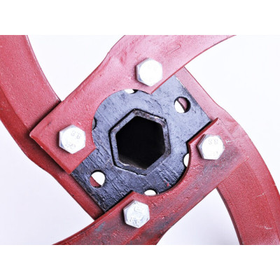 Секція фрези з ножами Ø32mm, к-т на 4 ножа - 178F/186F редуктора мотоблока